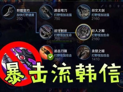 韩信六神装攻略（打造六神装，韩信登峰造极，战无不胜）
